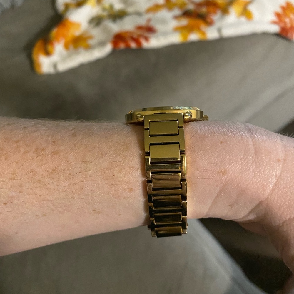 Michael Kors Ladies' Portia Gold-Tone Watch - Picture 8 of 8